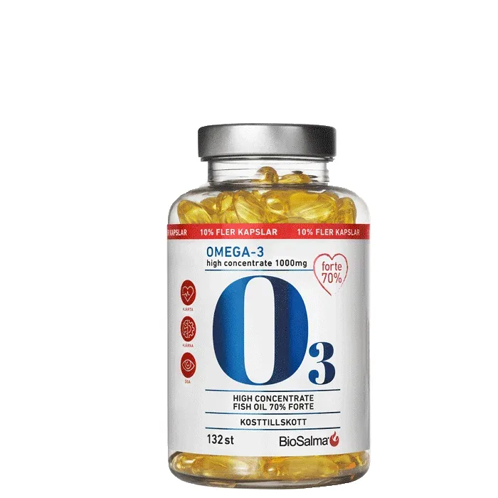 BioSalma Omega3 Forte 70%, 132 caps