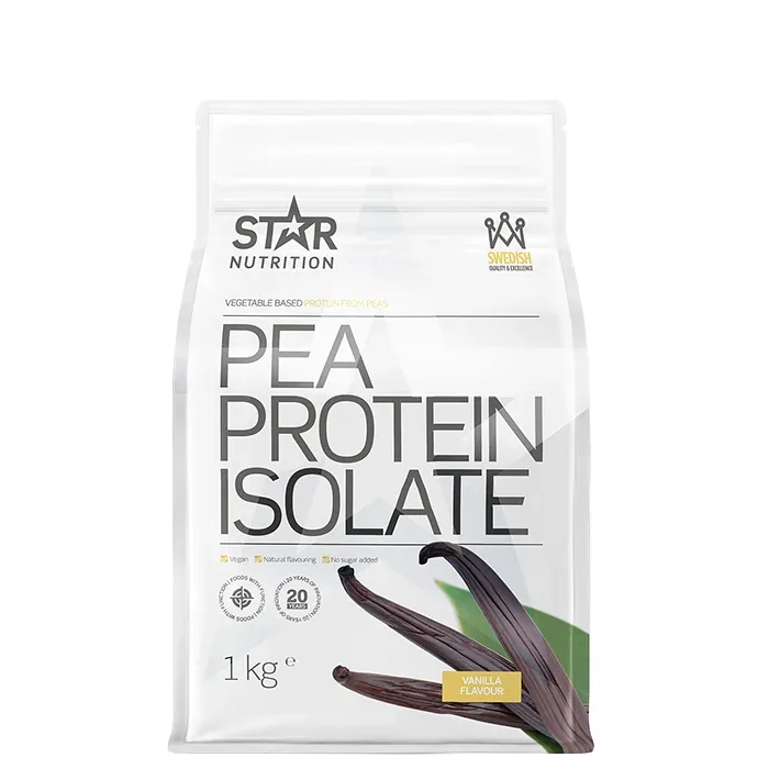Star Nutrition Herneproteiini-isolaatti 1 kg (Vanilja)