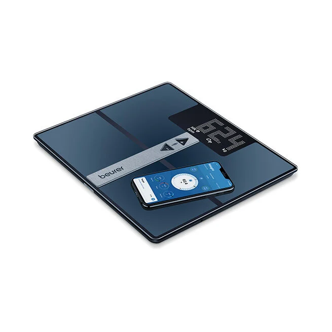 Beurer BF 980 älyvaaka – WiFi- ja Bluetooth-yhteydellä toimiva kehonkoostumusvaaka.
