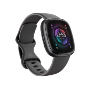 Fitbit Sense 2 älykello – hyvinvoinnin ja unen seuranta Gorilla Glass 3 -suojalla.