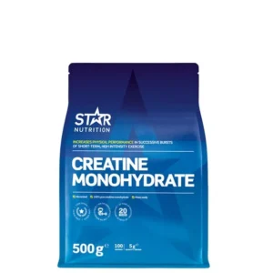 Star Nutrition Creatine Monohydrate – mikronisoitu kreatiinijauhe voiman ja palautumisen tueksi.