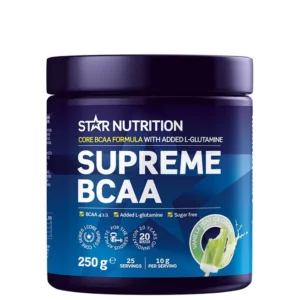 Supreme BCAA aminohapot – 6 g BCAA + L-glutamiini lihaskasvuun ja palautumiseen.